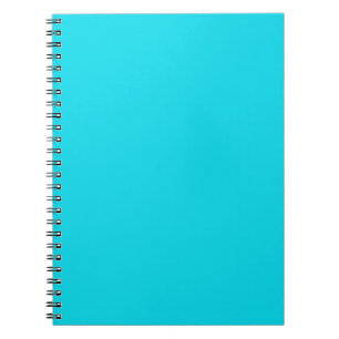 Helderneon Blauwgroen blauw Notitieboek