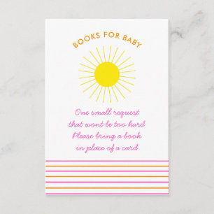 Helderneon Sunshine Stripes Sunny Books for Baby Informatiekaartje