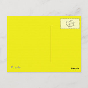 Helderneongele achtergrond op een briefkaart