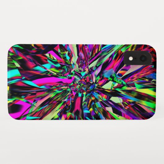 Helderneonkleurendruk iPhone/iPad draagtas Case-Mate iPhone Case (Achterkant (horizontaal))