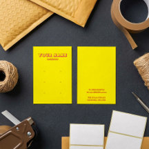 Helderneonkleurige oorenkaart