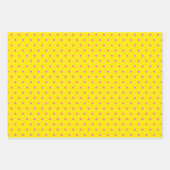 Helderneonzonneschijnstrips en -Stippen Inpakpapier Vel (Voorkant 3)