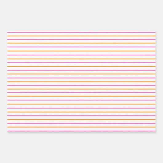 Helderneonzonneschijnstrips en -Stippen Inpakpapier Vel (Voorkant 2)