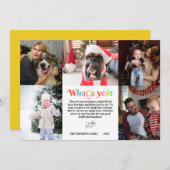 Heldernieuw jaar in review 5, foto-inkollage raste aankondiging (Voorkant / Achterkant)