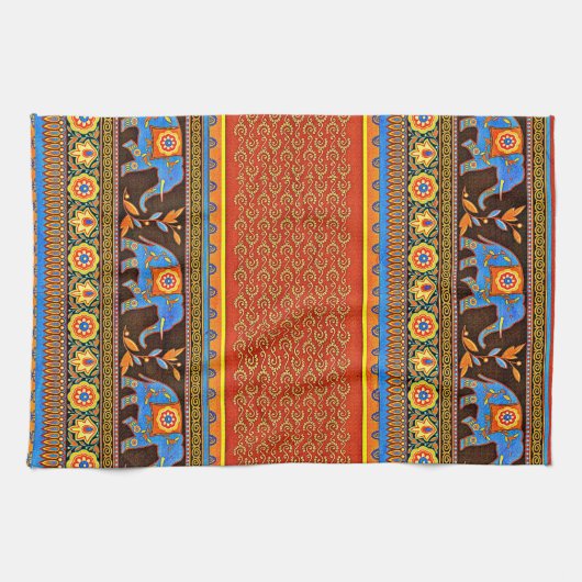 Helderolifanten Theedoek (Horizontaal)