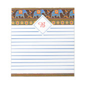 Helderolifantennotitieblok Notitieblok (Voorkant)