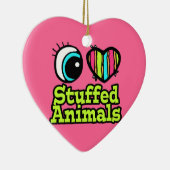 Helderooghart I houdt van gedumpte dieren Keramisch Ornament (Rechts)