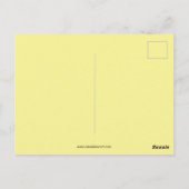 Helderoosterd vogelBriefkaart Briefkaart (Achterkant)