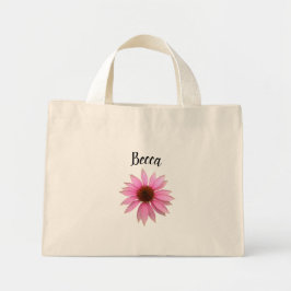 Helderpaarse Echinacea Persoonlijk Mini Tote Bag