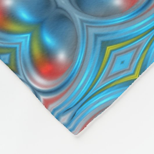 Helderpatroon Fleece Deken (Hoek)