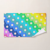 Helderradionavigatie Geometrische hexagon ventilat Bad Handdoek (Handdoek)