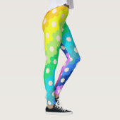 Helderradionavigatie Geometrische hexagon ventilat Leggings (Rechts)