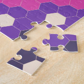 Helderradionavigatie Geometrische hexagon ventilat Legpuzzel (Zijkant)