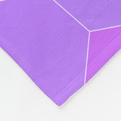 Helderradionegelinggeometrische gradiënt fleece deken (Hoek)