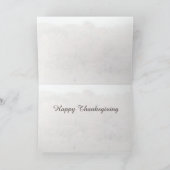 Helderreflectie  landschap - Thanksgiving Feestdagen Kaart (Binnen)