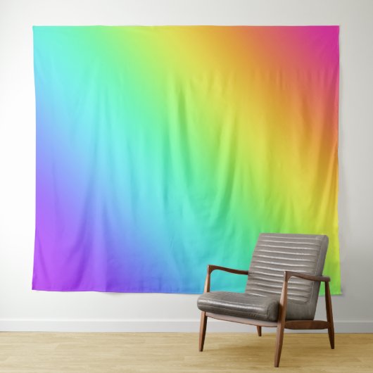 Helderregenbooggradiënt Wandkleed (In Situ (horizontaal))