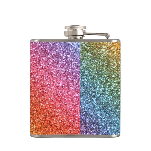 Helderregenboogliter Heupfles (Achterkant)