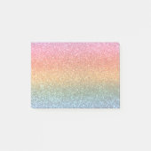 Helderregenboogliter Post-it® Notes (Voorkant)