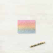 Helderregenboogliter Post-it® Notes (Op bureau)