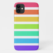 Helderregenboogstrepen Case-Mate iPhone Case (Achterkant)