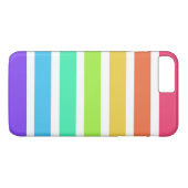 Helderregenboogstrepen Case-Mate iPhone Case (Achterkant (Horizontaal))