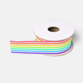 Helderregenboogstrepen Grosgrain Lint