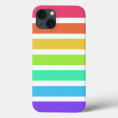 Helderregenboogstrepen Hoesje-Mate iPhone draagtas Case-Mate iPhone Case (Achterkant)
