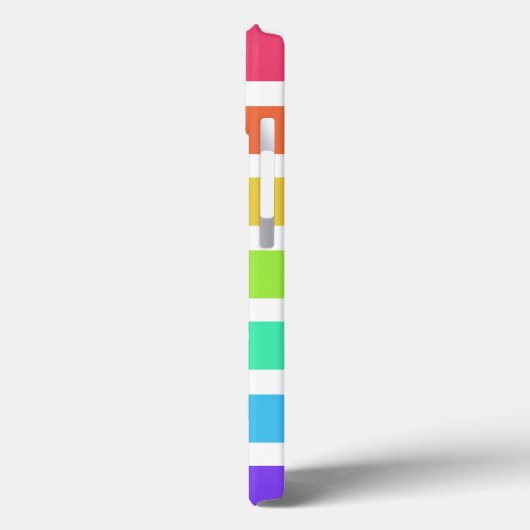Helderregenboogstrepen Hoesje-Mate iPhone draagtas Case-Mate iPhone Case (Achterkant / Links)