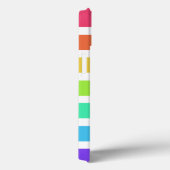 Helderregenboogstrepen Hoesje-Mate iPhone draagtas Case-Mate iPhone Case (Achterkant / Rechts)