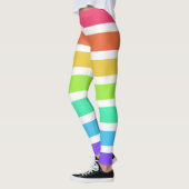 Helderregenboogstrepen Leggings (Links)