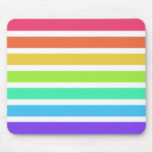 Helderregenboogstrepen Muismat