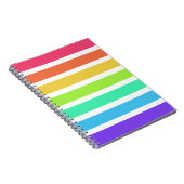 Helderregenboogstrepen Notitieboek (Rechterzijde)