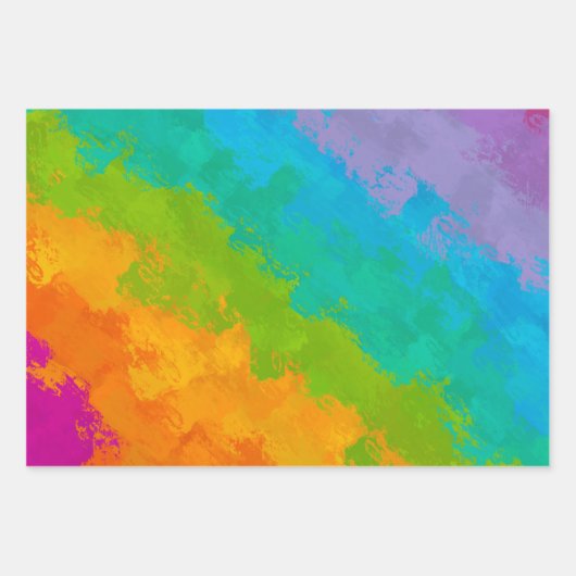 Helderregenboogverlooppapier Inpakpapier Vel (Voorkant 3)