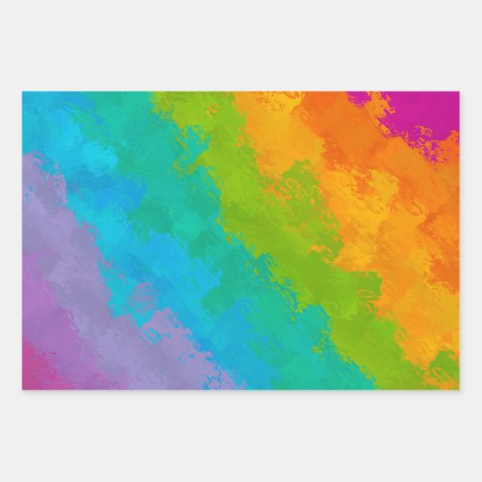 Helderregenboogverlooppapier Inpakpapier Vel (Voorkant 2)