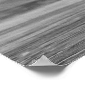 Helderrode aardbei op foto-Poster B&W Poster (Hoek)