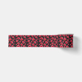 Helderrode Abstracte Lichten Grosgrain Lint (Voorkant)