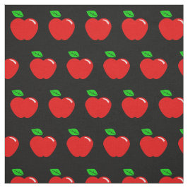 Helderrode Apple Polka stippen Stof