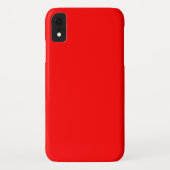 Helderrode effen kleur achtergrond Case-Mate iPhone case (Achterkant)