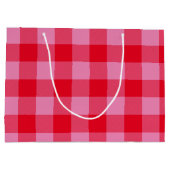 Helderrode en roze buffelplaat-Valentijn Groot Cadeauzakje (Achterkant)