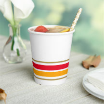 Helderrode gele bodem race strepen op wit