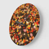 Helderrode gele herfstleien grote klok (Hoek)
