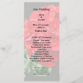 Helderrode Geranium Programmakaart (Voorkant)