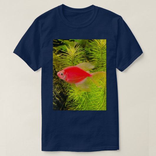 Helderrode goudvis t-shirt (Design voorkant)