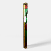 Helderrode kersen en groene bladeren Case-Mate iPhone case (Achterkant / Rechts)