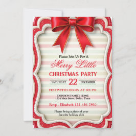 Helderrode kerstfeest kaart