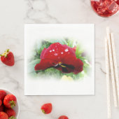 Helderrode pansie servet (Insitu)