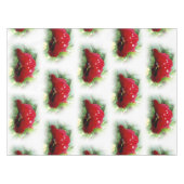 Helderrode pansie tafelkleed (Voorkant (Horizontaal))