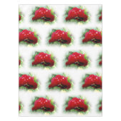 Helderrode pansie tafelkleed (Voorkant)