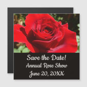 Helderrode rode rozenbloem mooie Floral (Voorkant / Achterkant)