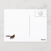 Helderrode rode rozenbloem mooie Floral Briefkaart (Achterkant)